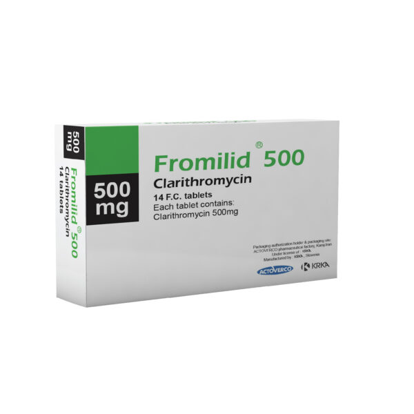 قرص فرومیلید (کلاریترومایسین) 500 میلی گرم تولید اکتوور