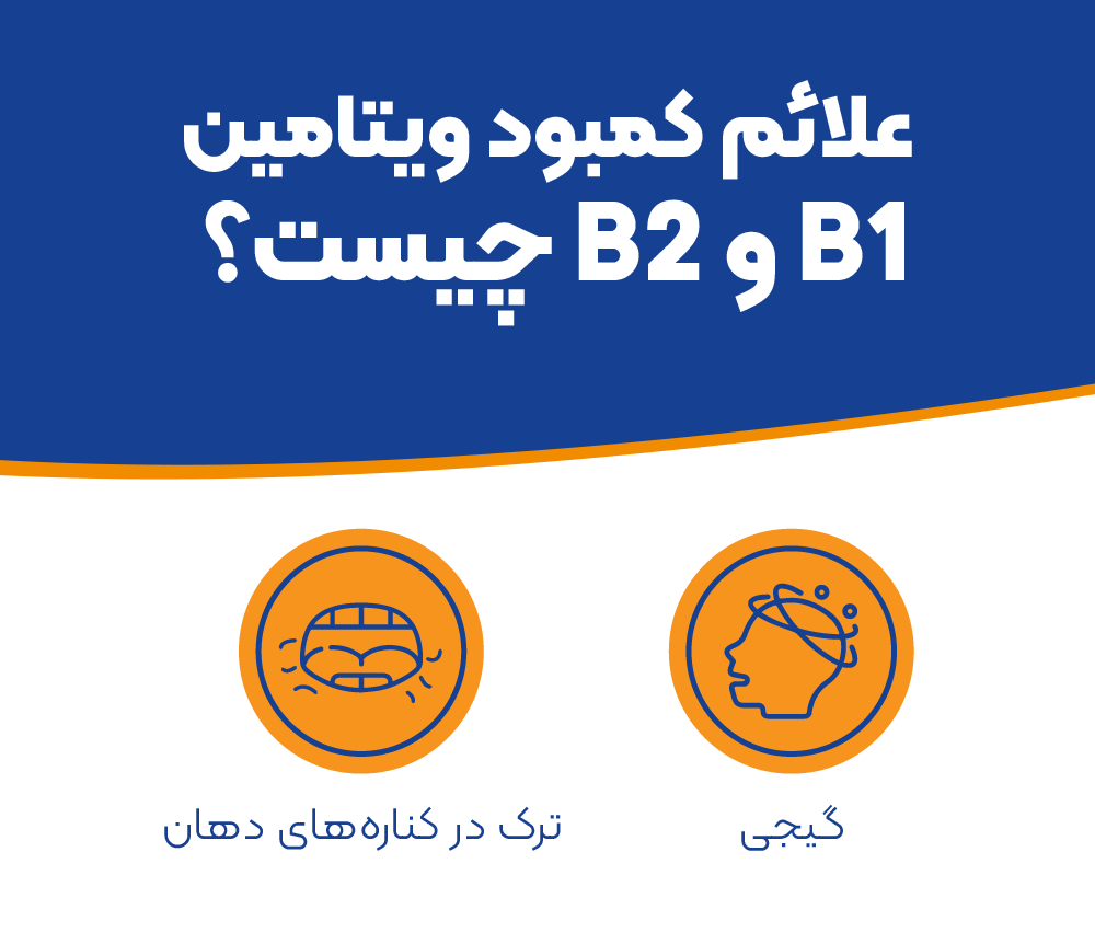 علائم کمبود ویتامین ب1 و ب2
